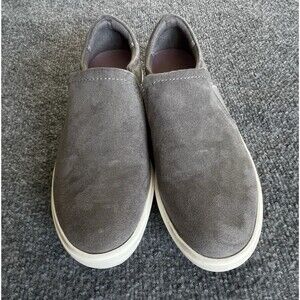 Dr. Scholls Be Free Energy Technology Women's Wander Up  6.5M Gray Suede Shoes